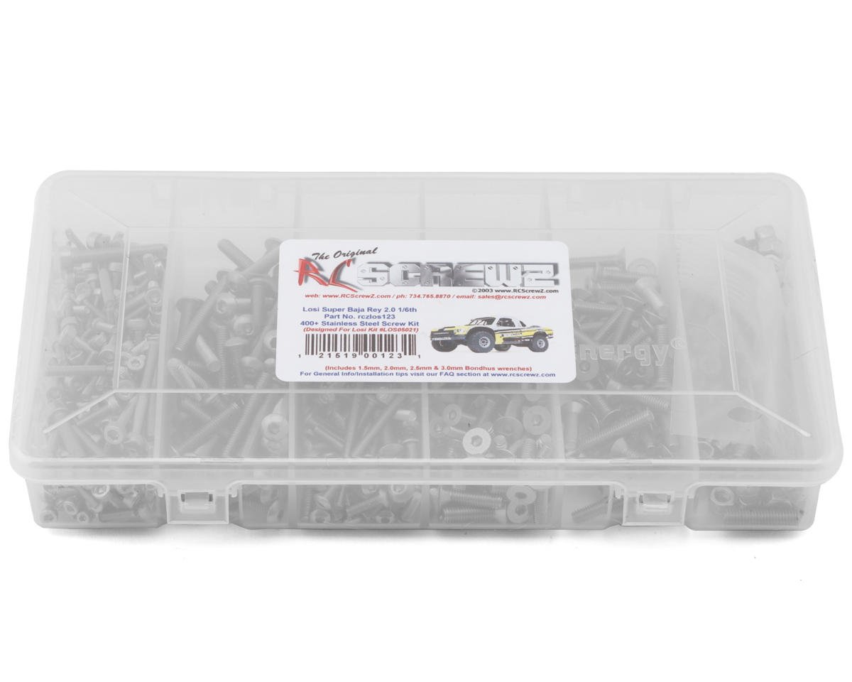 RC Screwz Losi Super Baja Rey 2.0 Desert Truck Stainless Steel Screw Kit