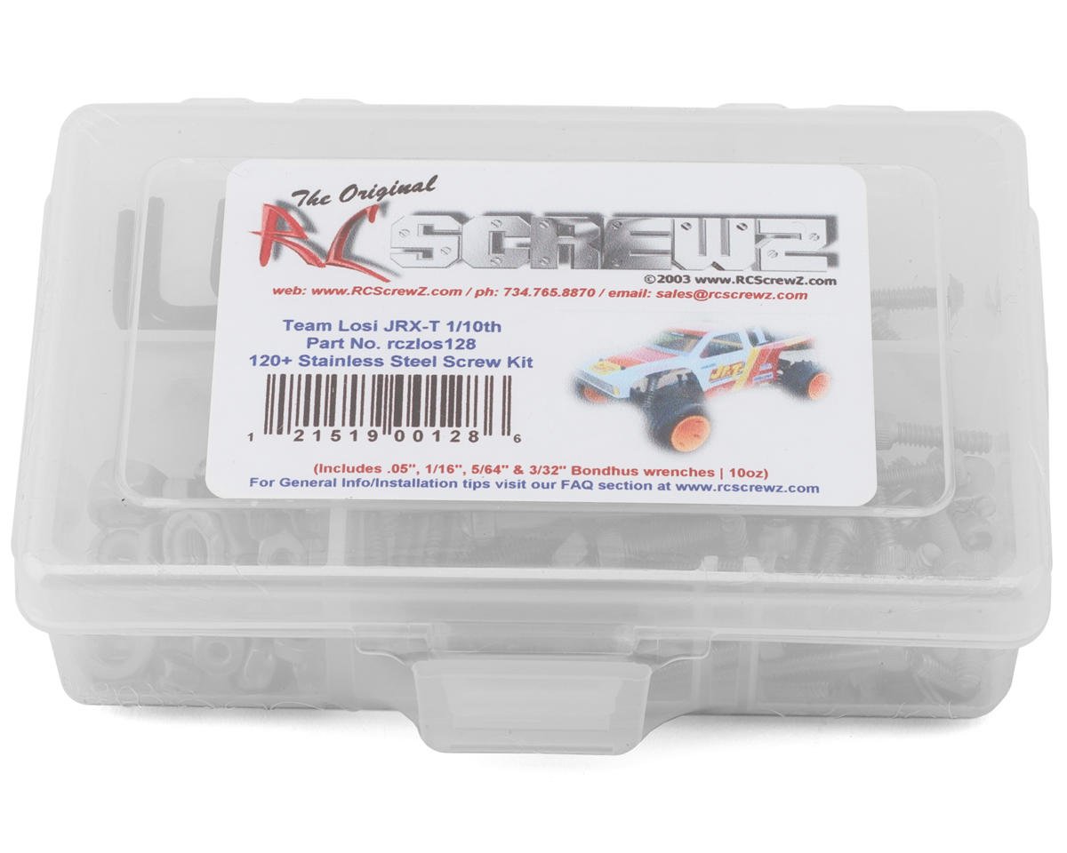 RC Screwz Losi 1/10 JRX-T Monster Truck Stainless Steel Screw Kit