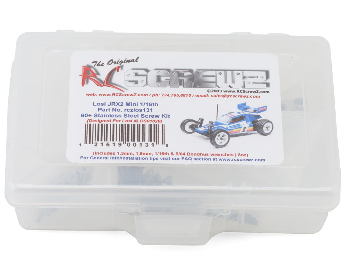 RC Screwz Team Losi JRX2 Mini Stainless Steel Screw Kit