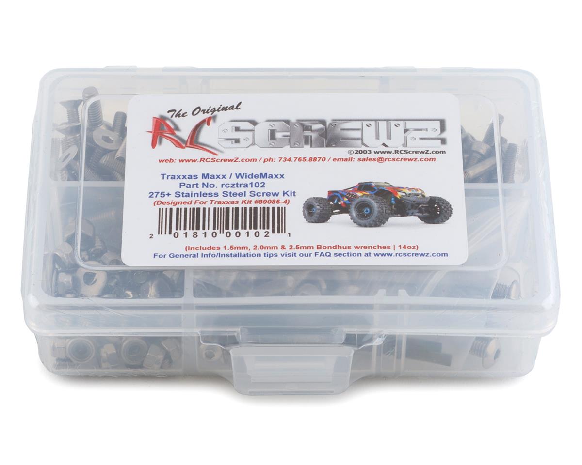 RC Screwz Stainless Steel Screw Kit for Traxxas Maxx/WideMaxx