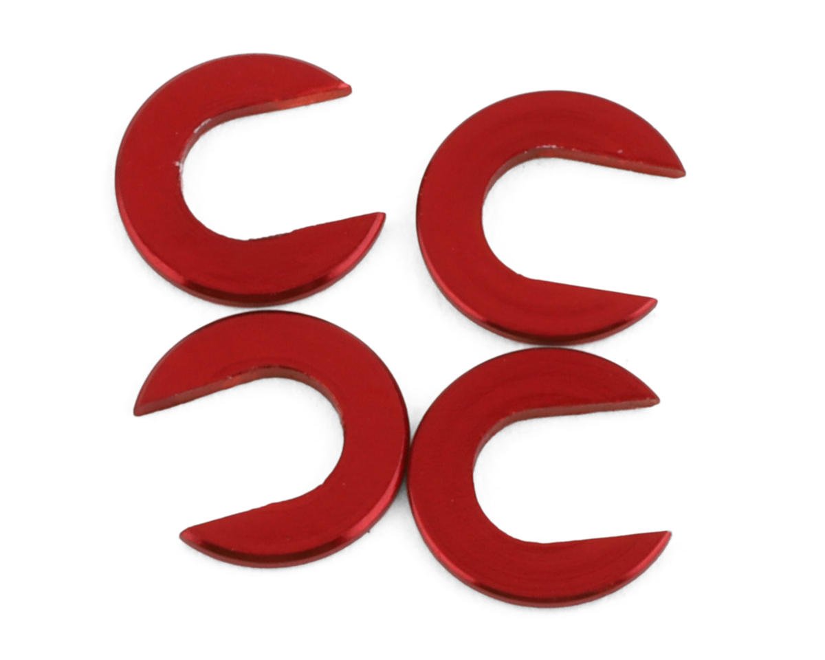 IRIS ONE 6x3x0.5mm Open Washers (Red) (4)