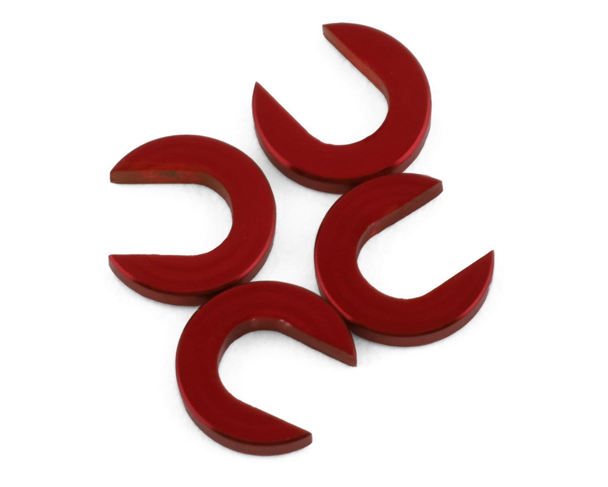 IRIS ONE 6x3x1.0mm Open Washers (Red) (4)