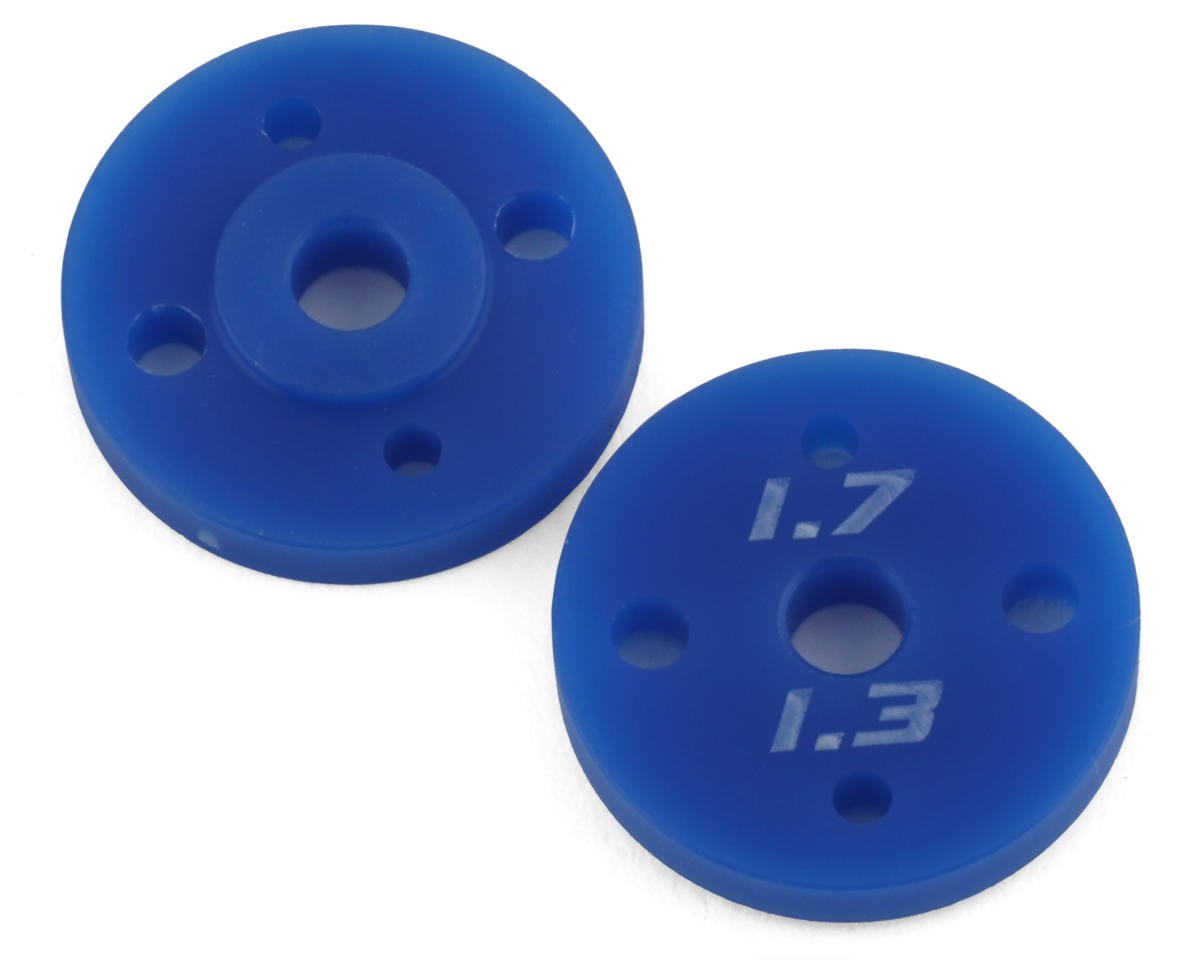 Revolution Design 13mm AE Ultra 2mm Shock Pistons (2) (2-Hole/2x1.7mm & 2-Hole/2x1.3mm)