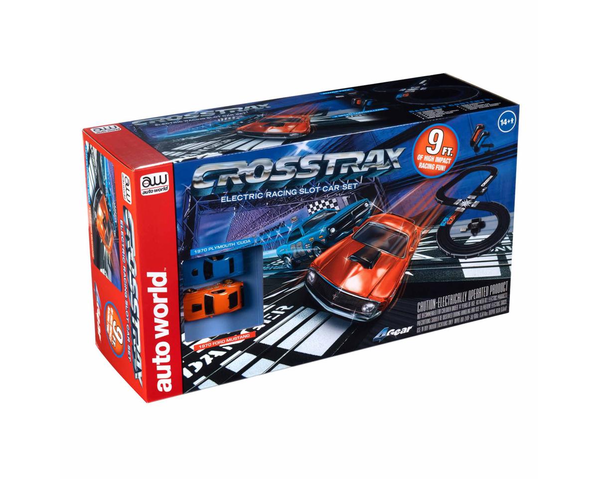 Round 2 AW CrossTrax Road Course 9' Slot Race Set