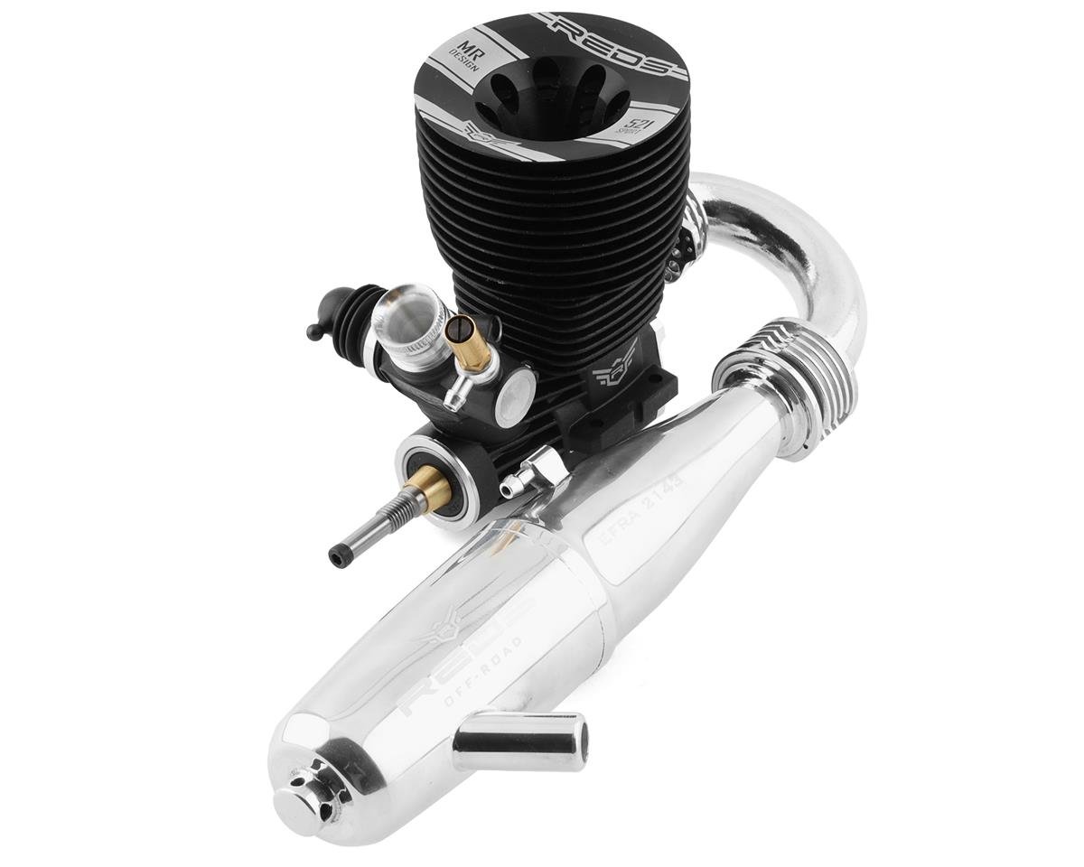 REDS 521 Sport .21 Off-Road Competition Buggy Engine Combo w/2143 Tuned Pipe & M Manifold (Broken In)