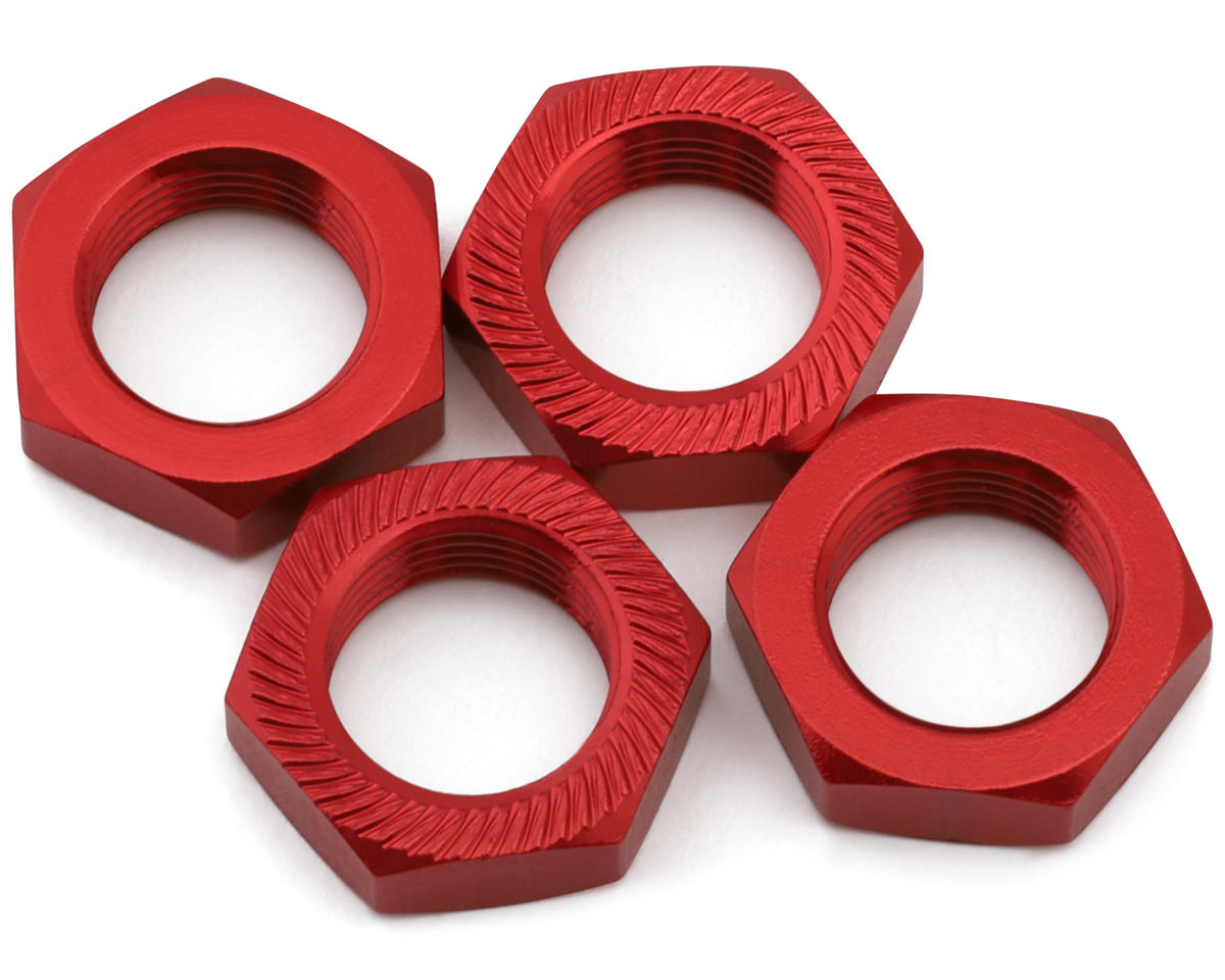 Redcat Aluminum 17mm Wheel Nuts (Red) (4)