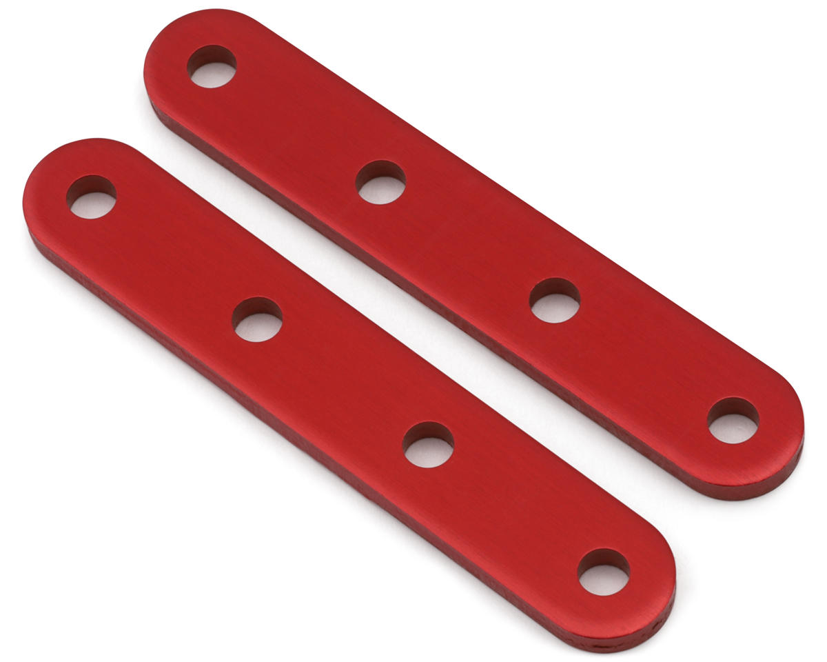 Redcat Machete Aluminum Inner Hinge Pin Brace (Red) (2)