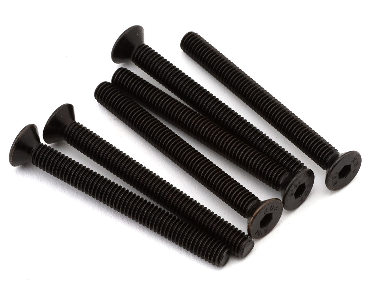 Redcat 4x40mm Countersunk Hex Machine Thread Screws (6)