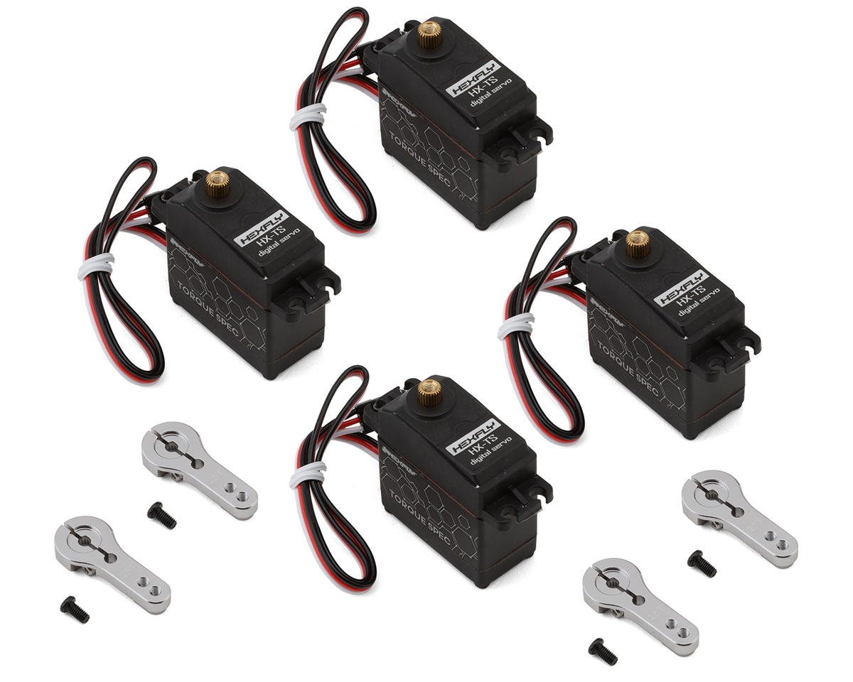 Redcat Torque Spec Servo 4-Pack (Includes Metal Servo Horns)