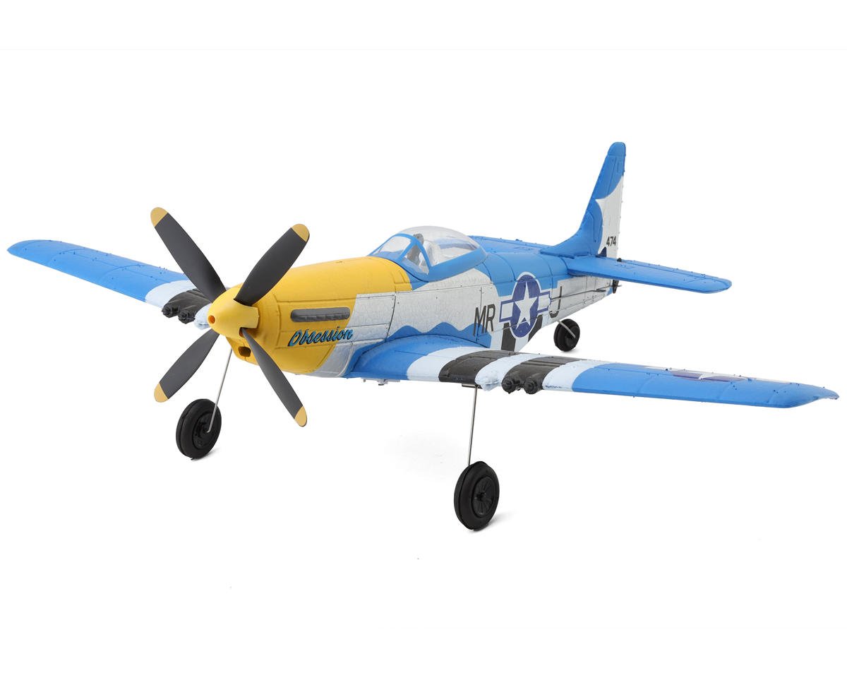 RAGE P-51D Mustang Obsession Micro Warbirds RTF Electric Airplane (400mm) w/Pass
