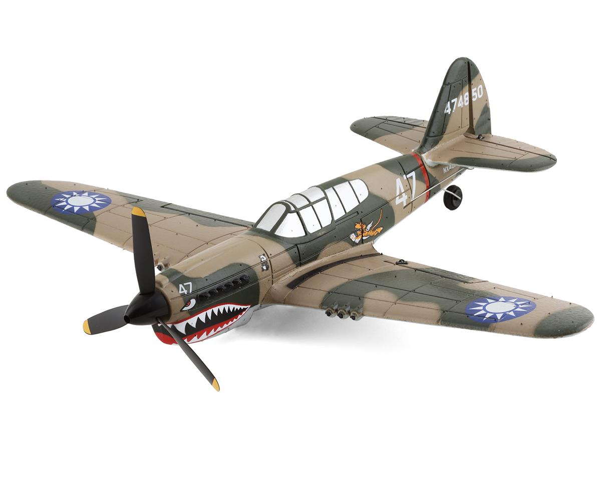 RAGE Curtiss P-40 Warhawk Micro Warbirds RTF Electric Airplane (400mm) w/Pass