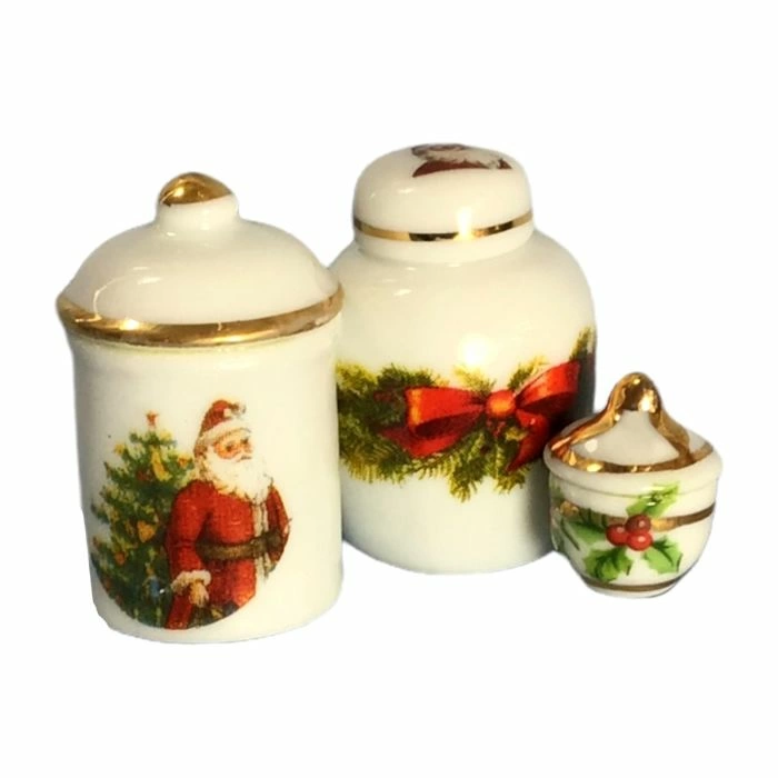 Set of 3 Christmas Jars