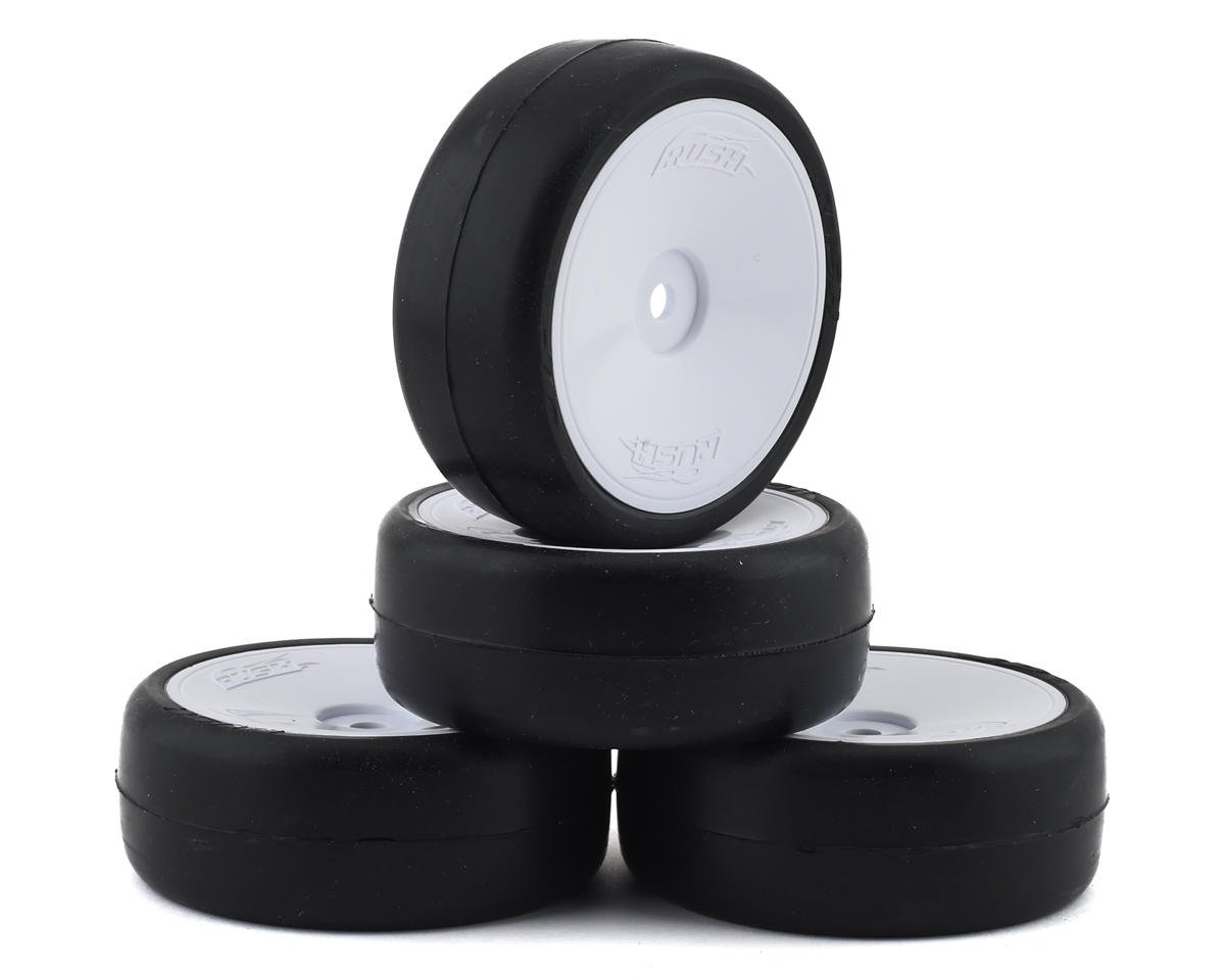 Rush Pre-Glued Touring Car Tires (4) (28 Shore)