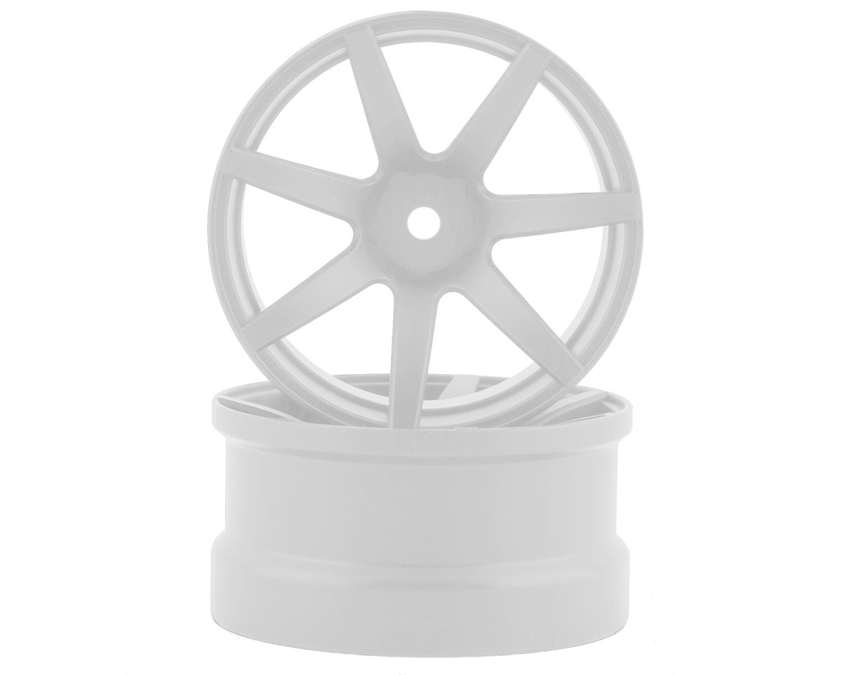 Reve D JD7 Drift Wheel (White) (2) (8mm Offset) w/12mm Hex