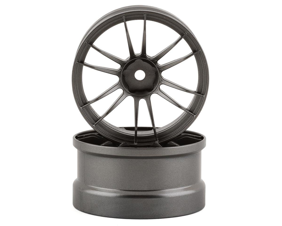 Reve D UL12 Drift Wheel (Gunmetal) (2) (6mm Offset) w/12mm Hex