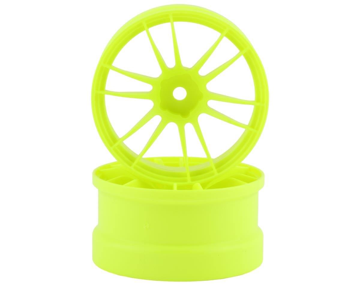 Reve D UL12 Drift Wheel (Yellow) (2) (6mm Offset) w/12mm Hex