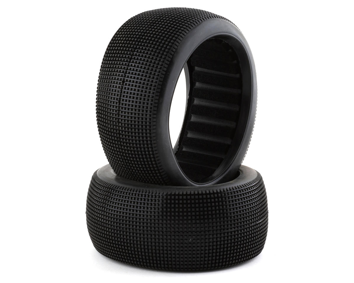 Raw Speed RC Mach One 1/8 Truggy Tires (2) (Soft) w/Closed Cell Inserts