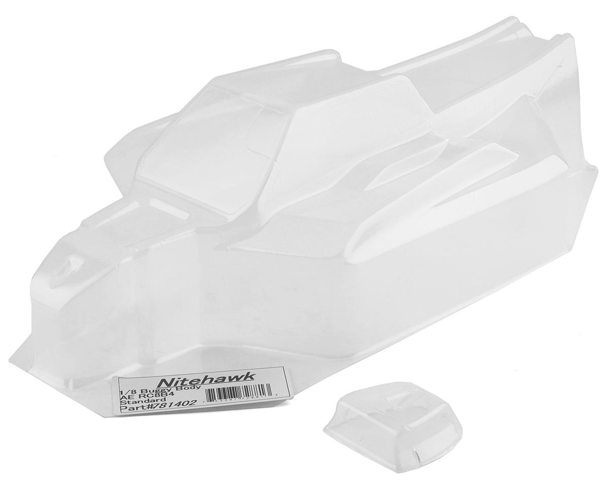 Raw Speed RC Associated RC8B4 Nitehawk 1/8 Buggy Body (Clear) (Light Weight)