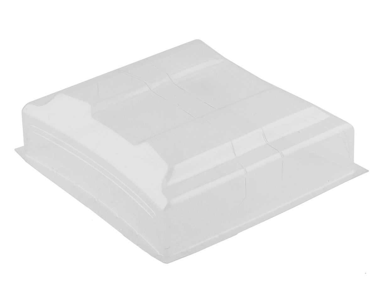 Raw Speed RC 1/10 Scale Buggy Rear Wing (Clear) (6.5") (Lightweight)