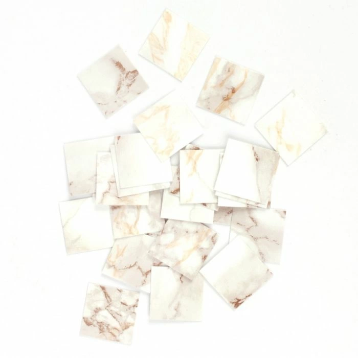 25 1 Cappuccino Marble-esque Vinyl Tiles"