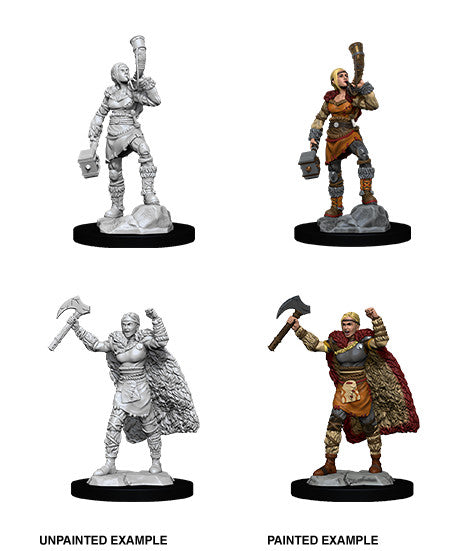 D&D: Nolzur's Marvelous Miniatures - Female Human Barbarian (90056)
