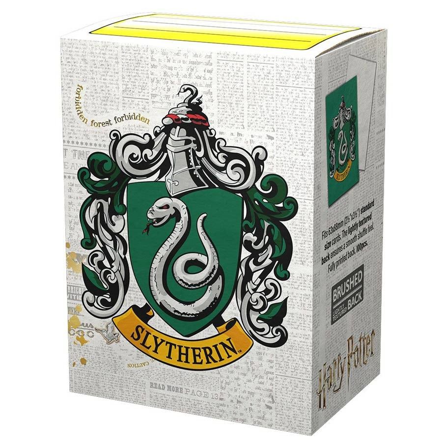 Dragon Shield: Standard - Brushed Art: Harry Potter - Slytherin 100 Co