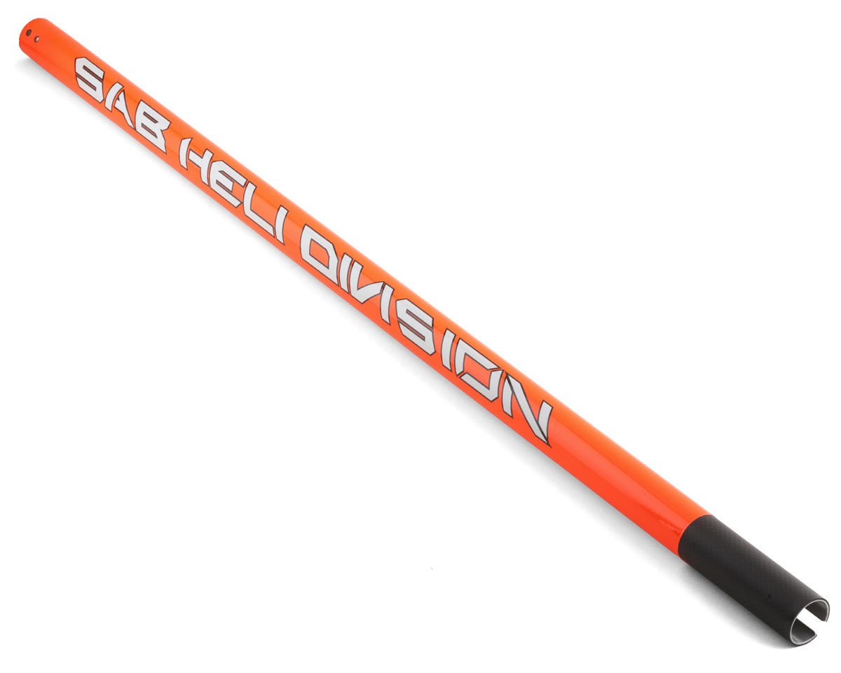 SAB Goblin Raw 700 Nitro Carbon Tail Boom (Orange)