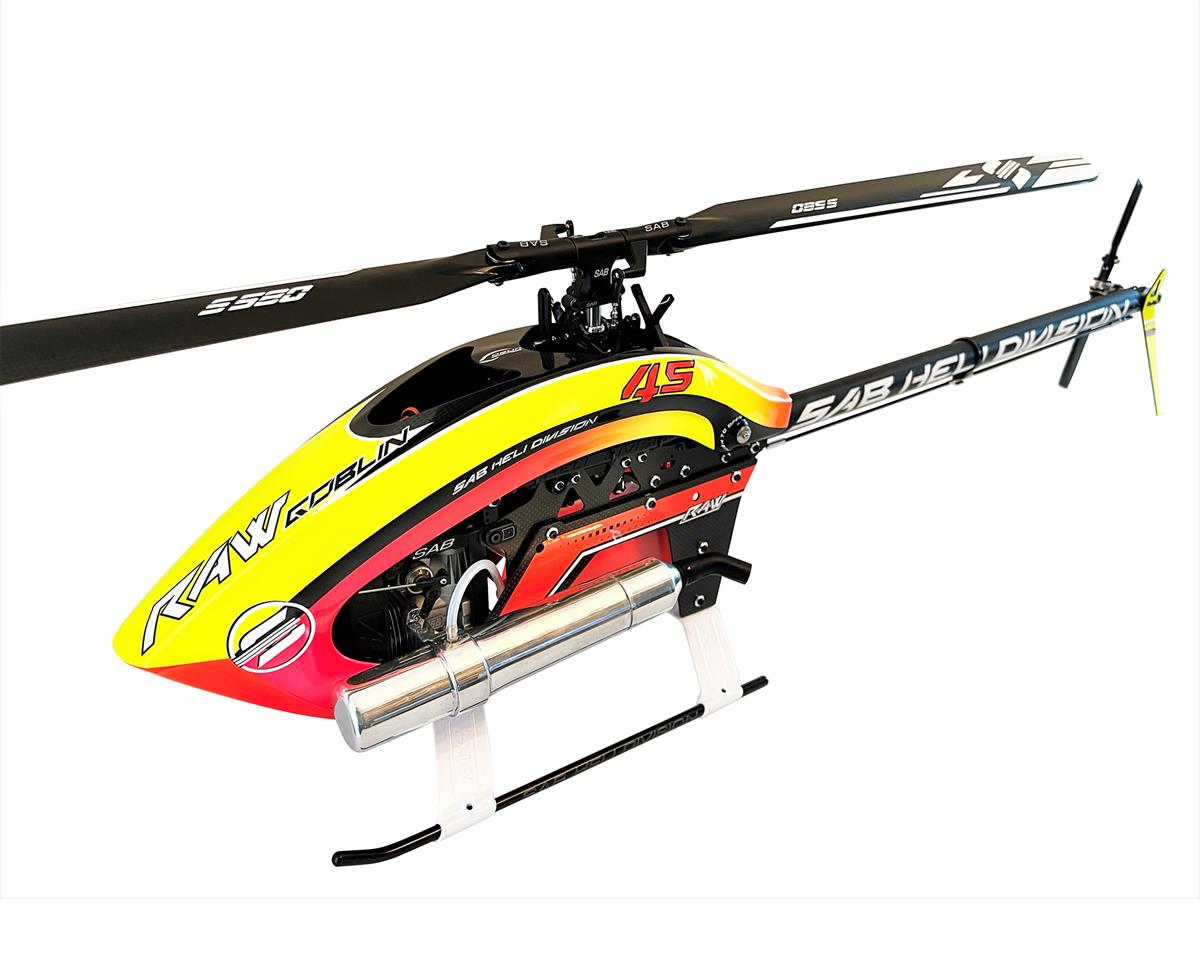 SAB Goblin Raw 580 Nitro Helicopter Kit w/Main & Tail Blades