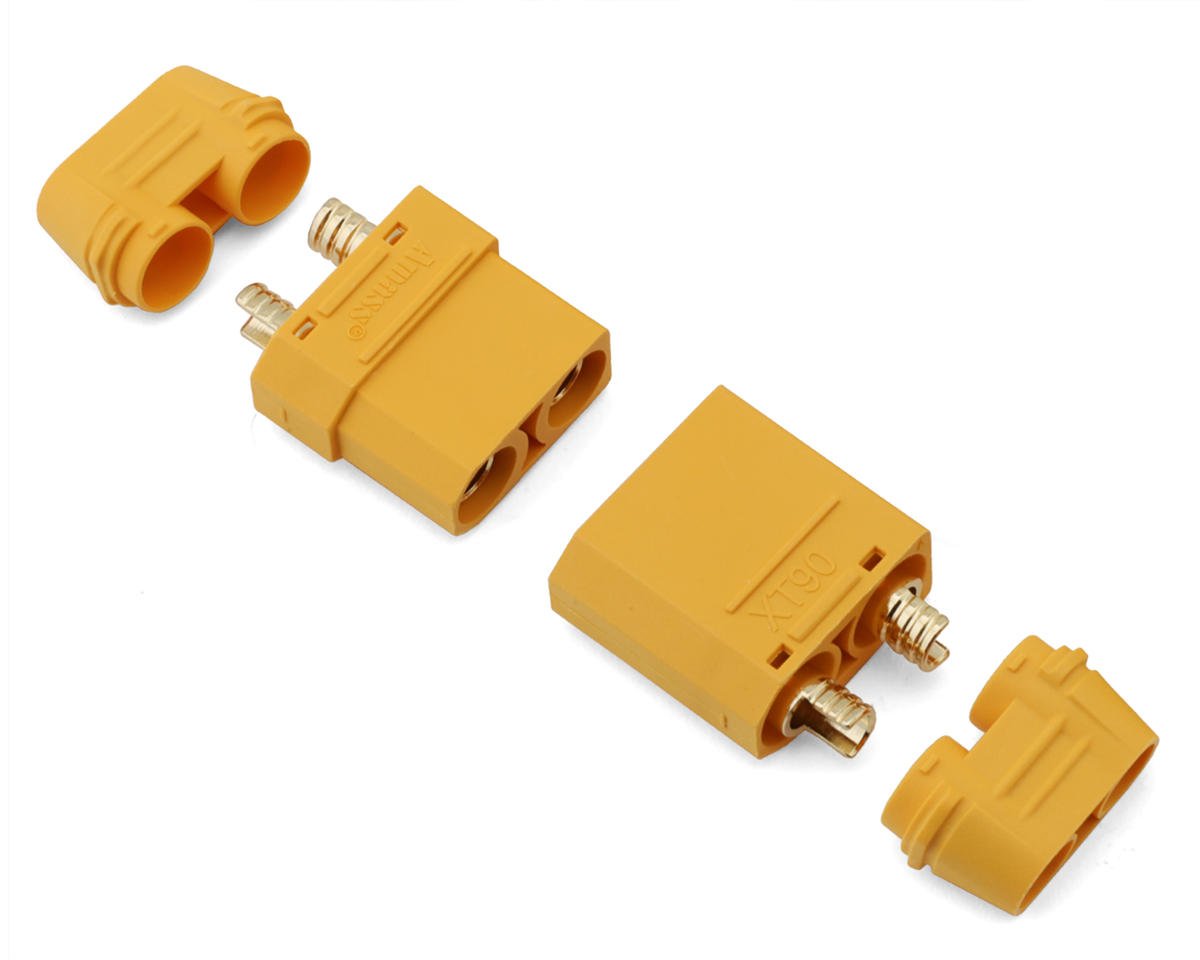 Samix XT90 Connectors (1 Male/1 Female) w/Wire Covers