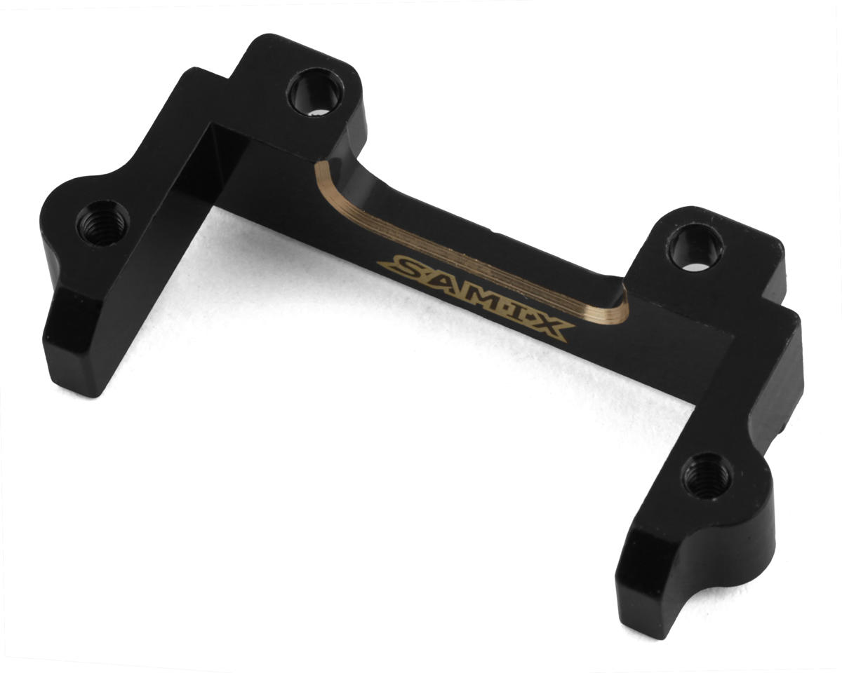 Samix FCX24 Brass Servo Mount (Black) (6g)
