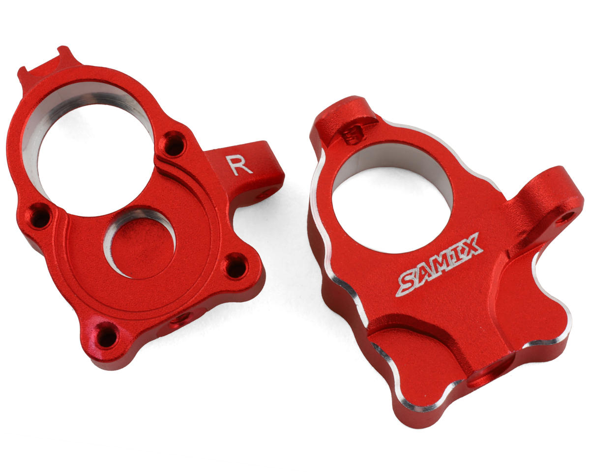 Samix FCX24 Aluminum Steering Knuckle (Red)