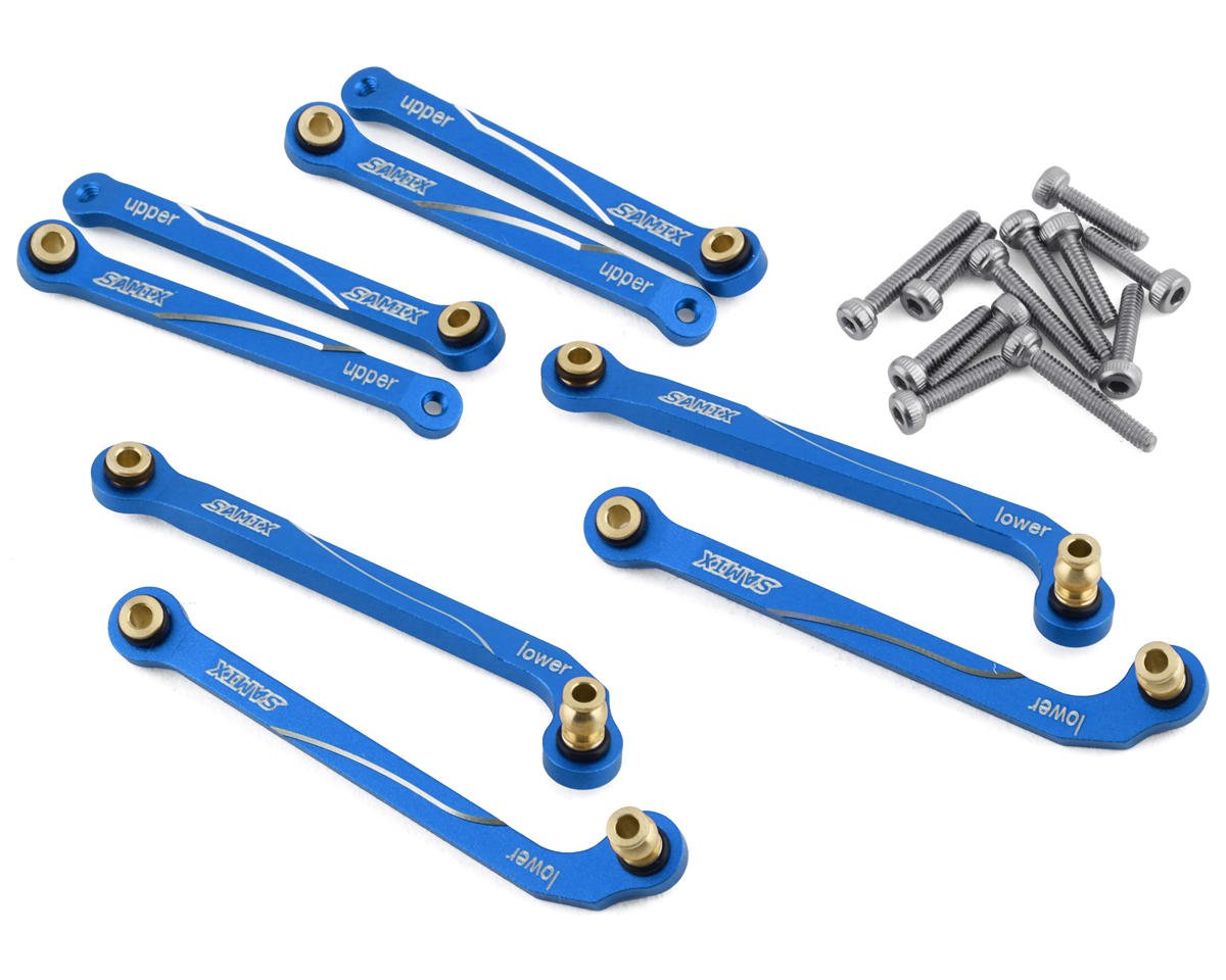 Samix FCX24 Aluminum High Clearance Link Kit (Blue) (8)