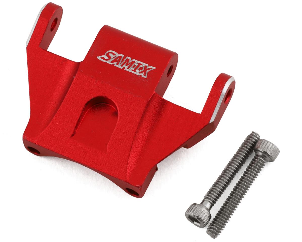 Samix SCX24 Aluminum Rear Upper Link Mount (Red)
