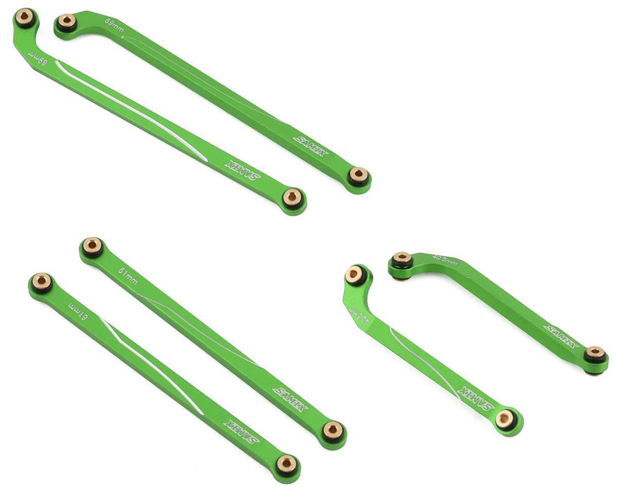 Samix SCX24 Deadbolt/Betty Aluminum High Clearance Link Kit (6) (Green)