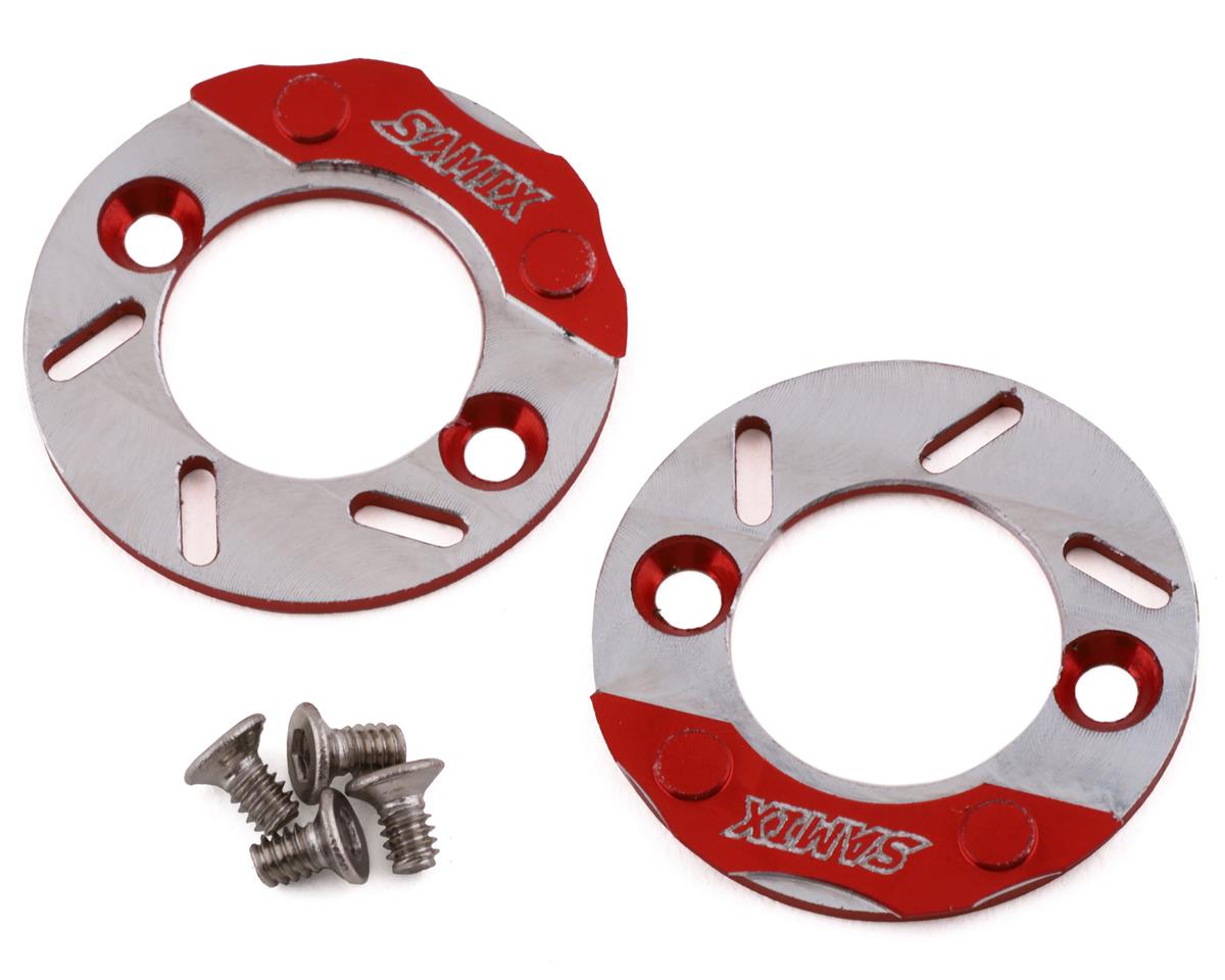 Samix SCX24 Scale Brake Rotor Set (2) (Samix SCX24 Brass Knuckle Only)