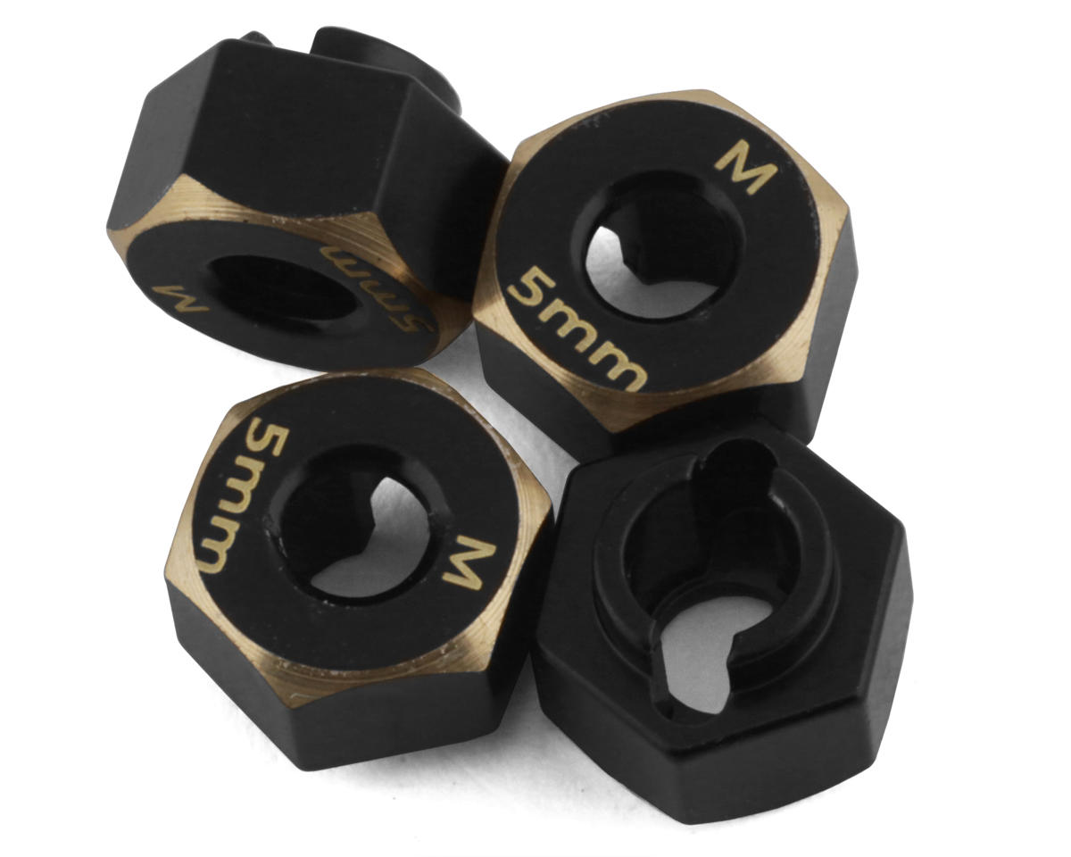 Samix Brass Hex Adapters for Traxxas TRX-4M (5mm) (4) (1g)