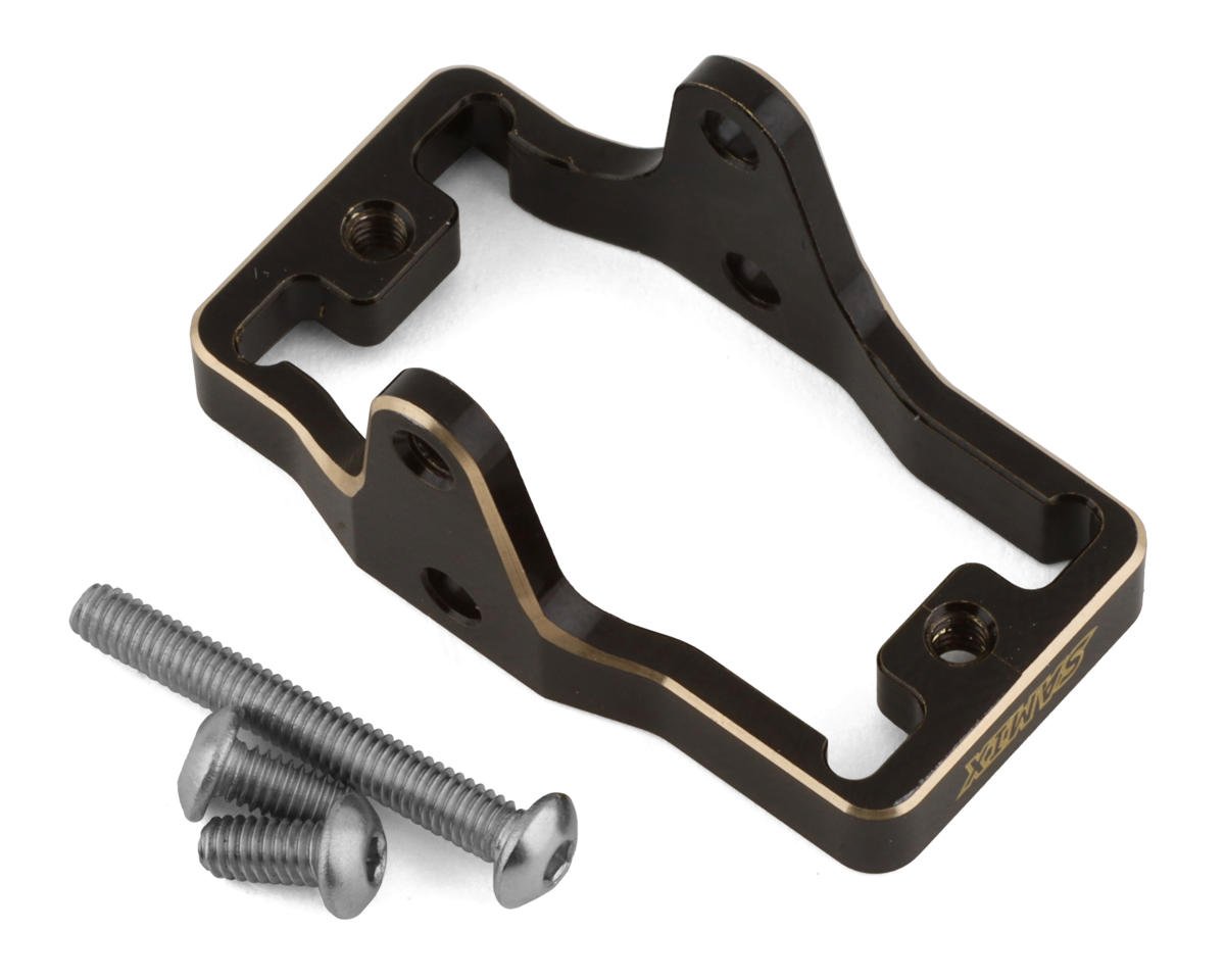 Samix Brass Servo Mount for Traxxas TRX-4M (Black) (11g) (Traxxas/EcoPower)