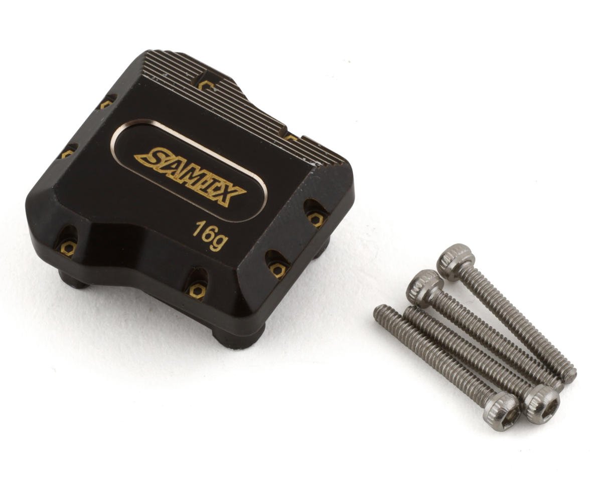 Samix Brass Differential Cover for Traxxas TRX-4M (Black) (16g)