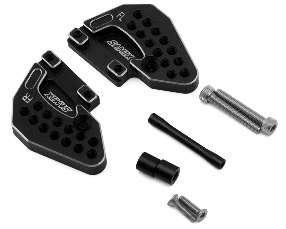 Samix Aluminum Front Shock Plates for Traxxas TRX-4M (Black) (2)