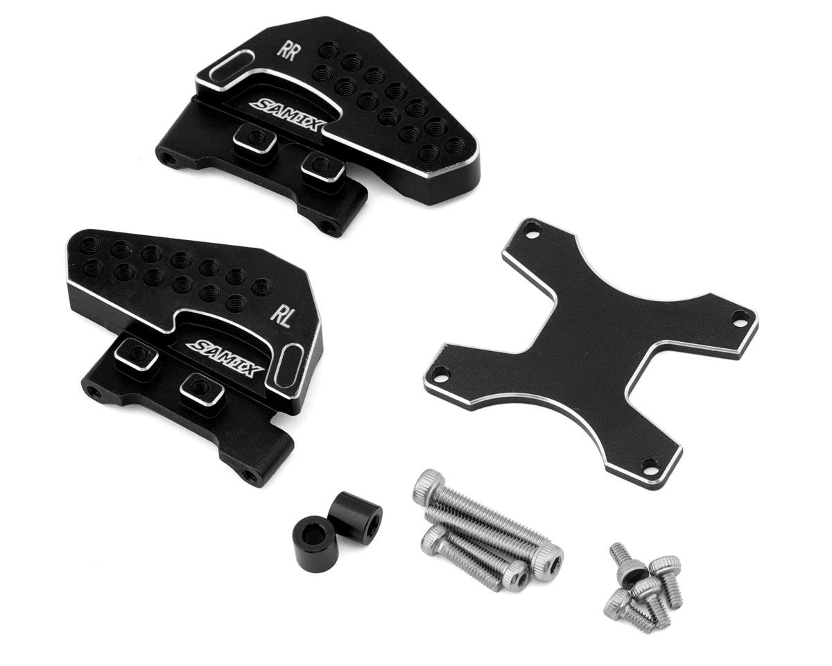 Samix Aluminum Rear Shock Mounts for Traxxas TRX-4M (Black) (2)