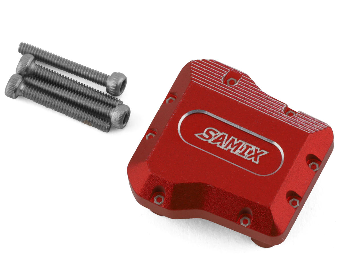 Samix Aluminum Differential Cover for Traxxas TRX-4M (Red)