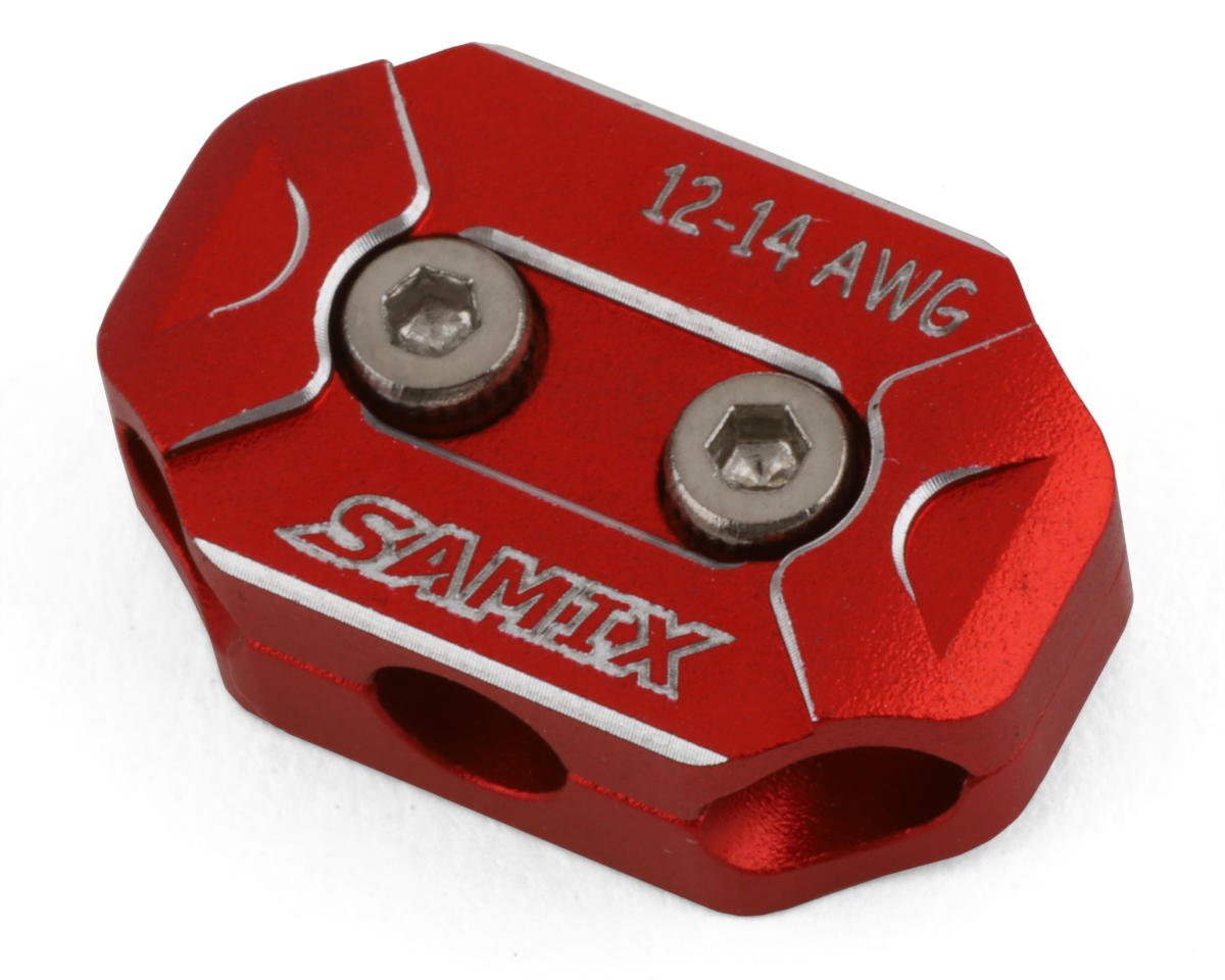 Samix 12-14AWG Motor Wire Organizer Clamp (Red)