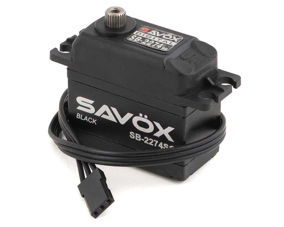 Savox SB-2274SG Black Edition "High Speed" Brushless Steel Gear Digital Servo (High Voltage)