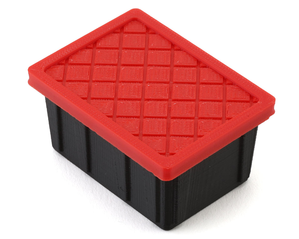 Scale By Chris 1/6 HD Tote w/Red Lid (Miniature Scale Accessory)