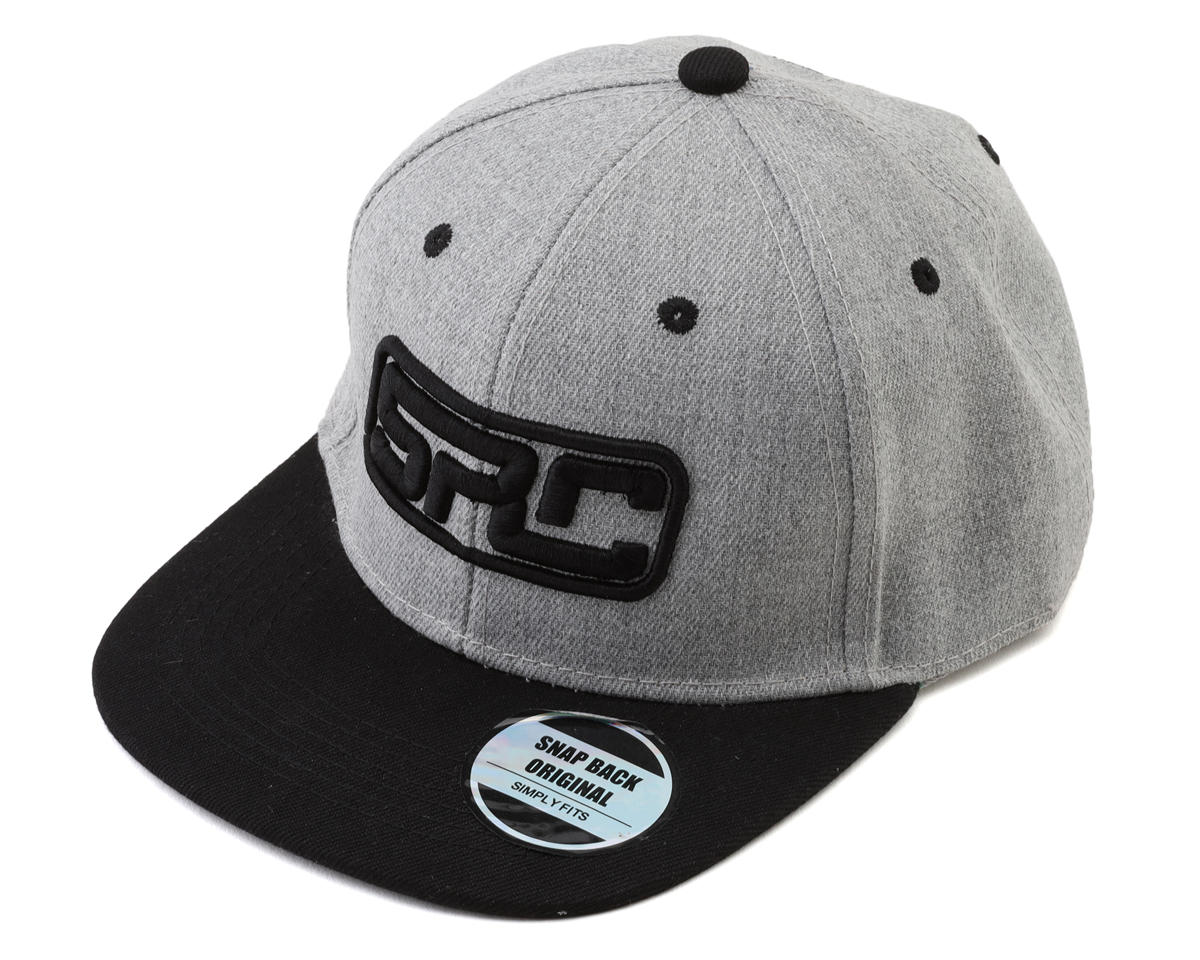 Sideways RC Snapback Flat Bill Hat (Grey) (One Size Fits Most)