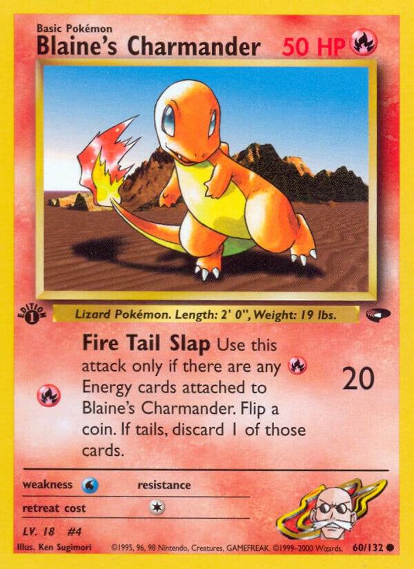 Blaine's Charmander - 60/132 (G2) Common - Near Mint Unlimited