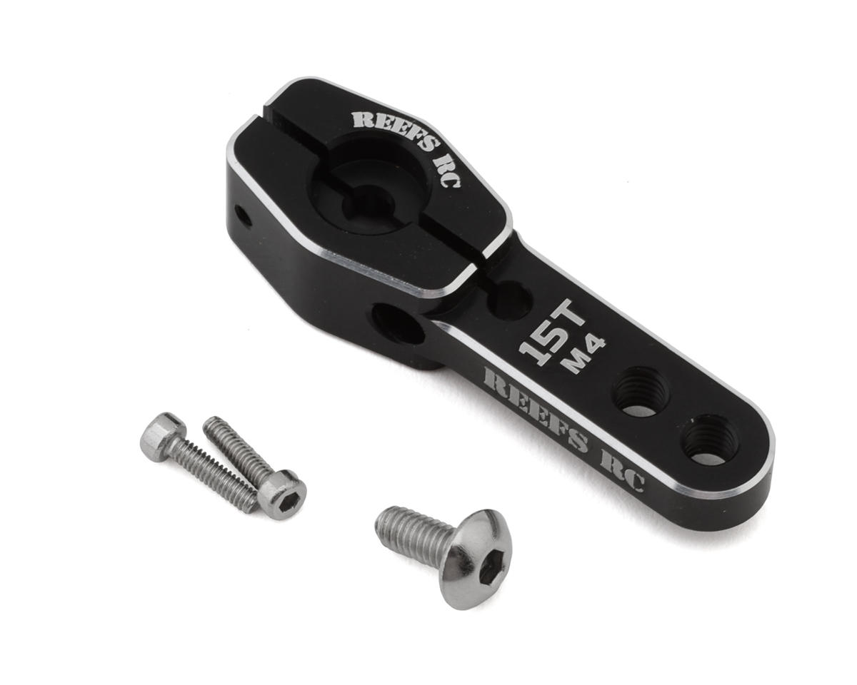 Reefs RC Single HD 5th Scale Servo Horn (15T) (4mm Holes)