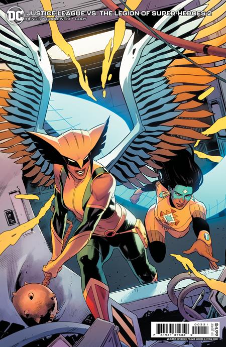 JUSTICE LEAGUE VS THE LEGION OF SUPER-HEROES #2 (OF 6) CVR B TRAVIS MO