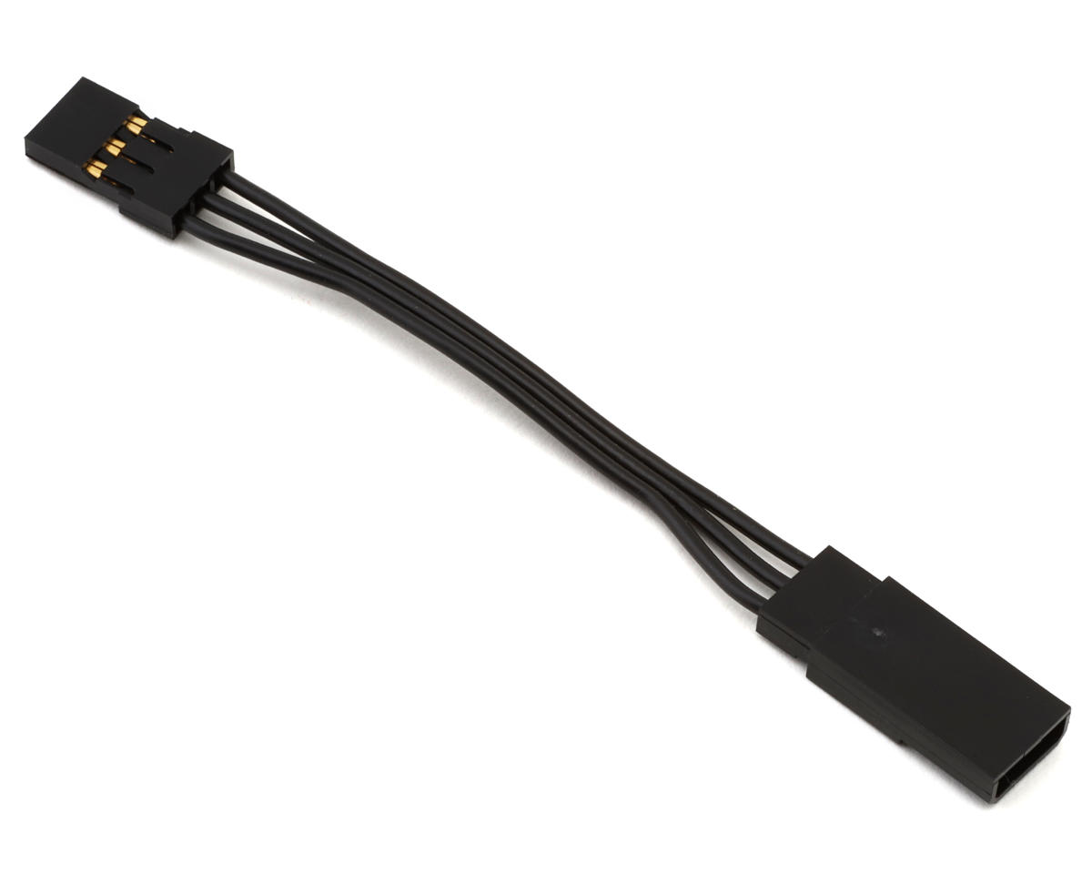 Sanwa/Airtronics Servo Extension (Black) (50mm)