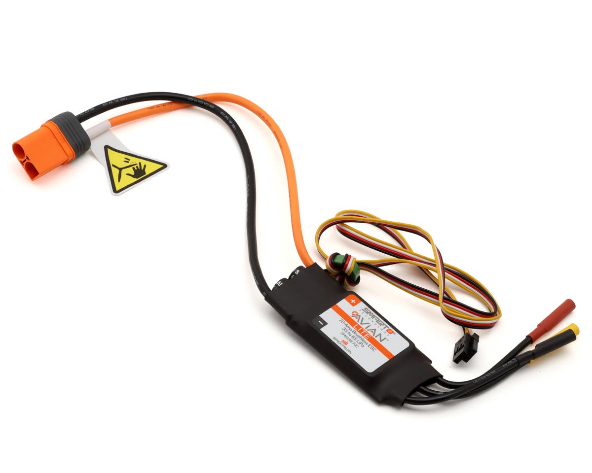 Spektrum RC Avian Lite 70 Amp Brushless Smart ESC w/IC5 Connector